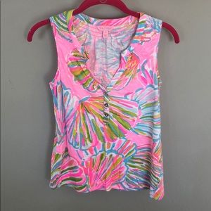 Lilly Pulitzer Essie Top, Sz XS